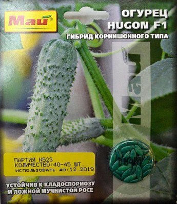 Огурец "Hugon F1" ТМ "Май" 40-45шт