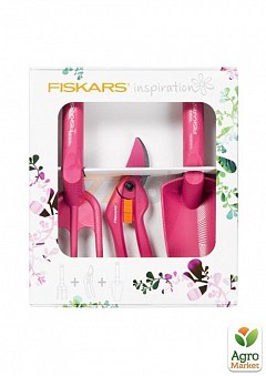 Подарочный набор "Розовый" Fiskars Inspiration (137140)2