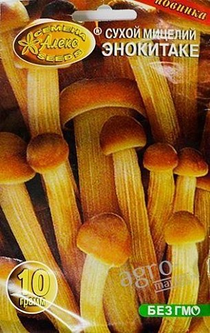 Сухий міцелій "Енокітаке" ТМ "Алекс SEEDS" 10г