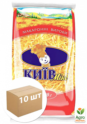 Макаронные изделия "Киев-микс" вермишель 1 кг уп.10 шт