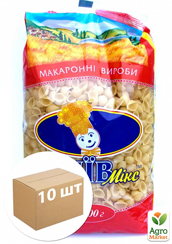 Макаронні вироби "Київ-мікс" черепашка 1 кг уп.10 шт