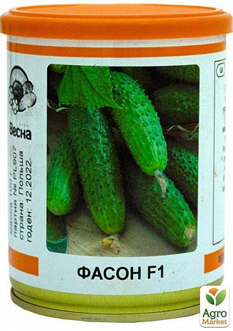 Огірок "Фасон" (у банці) ТМ "Весна" 100г