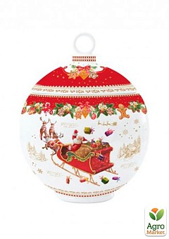 Фарфоровая банка для печенья в цветной коробке "Рождественские воспоминания" 15,5 см (R1238#CHTR)1