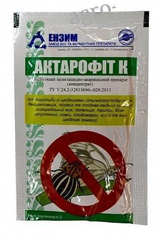 Біоінсекто-акарицид "Актарофіт К" ТМ "Ензим" 10мл