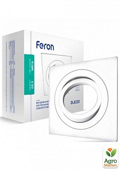 Встраиваемый поворотный светильник Feron DL6220 белый (01803)2