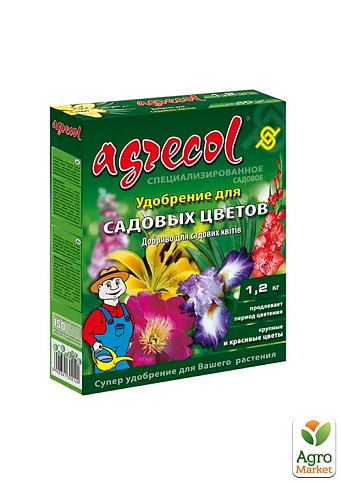 Удобрение для садовых цветов 13-13-21 ТМ "Agrecol" 1.2кг