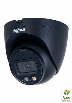 4 Мп IP видеокамера Dahua DH-IPC-HDW2449T-S-IL-BE (2.8 мм) black WizSense с двойной подсветкой и микрофоном1