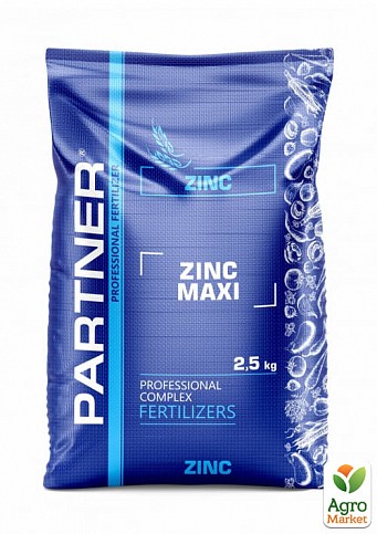 Комплексне Добриво  ZINC MAXI N 7+S 6+ZN 10+MGО 3 ТМ Partner 2,5 кг