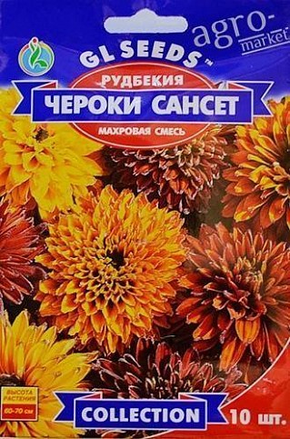 Рудбекия "Черокі Сансет" ТМ "GL SEEDS" 10шт