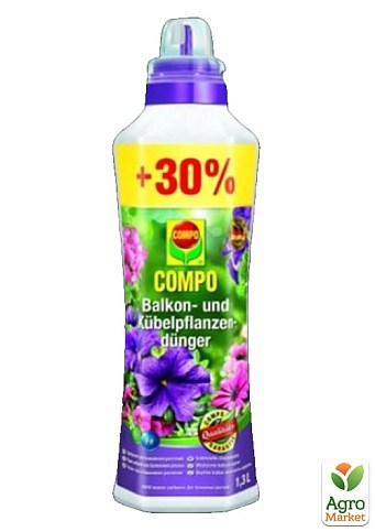 Рідке добриво для балконних рослин COMPO 1,3л (4367)