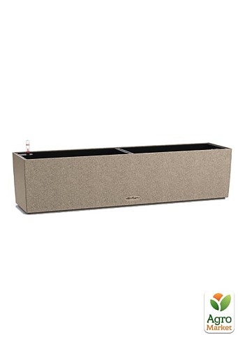 Умный вазон с автополивом Lechuza Balconera Stone 80, песочно-бежевый (15661)