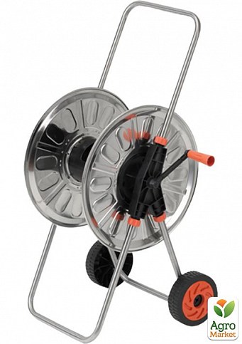 Тележка для шланга 1/2 80м, нержавеющая сталь, CARINOX, Bradas AG4280