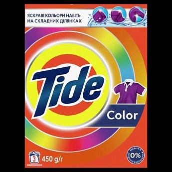 TIDE Автомат стиральный порошок Color 450г