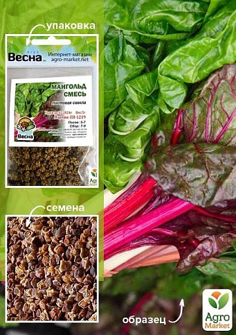 Мангольд суміш (Зипер) ТМ "Весна" 3г