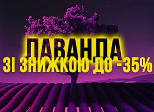 До -35% знижки на лаванду!  