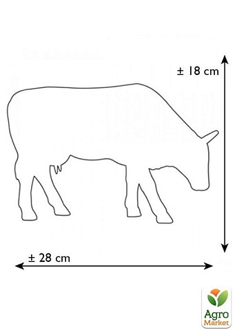 Коллекционная статуэтка корова Cow!, Size L (46757) - фото 2