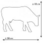 Коллекционная статуэтка корова Cow!, Size L (46757) купить