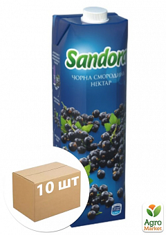 Нектар чорної смородини ТМ "Sandora" 0,95 л упаковка 10шт2