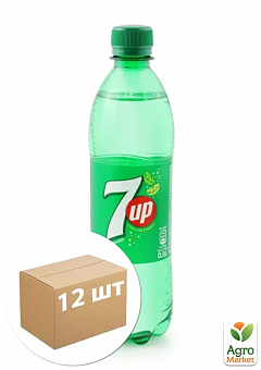 Газований напій ТМ "7UP" 0.5л упаковка 12шт1