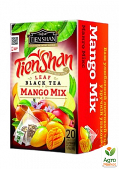Чай чорний (Манго мікс) пачка ТМ "Тянь-Шань" 20 пірамідок2