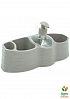 Органайзер для ванной и кухни Planet Welle серый (10591)