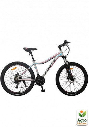 Велосипед FORTE VESTA (женский) размер рамы 16" размер колес 26" серо-розовый (117117)