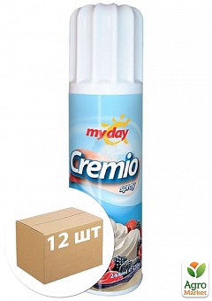 Сливки аэрозольные ТМ"Cremio" 250г упаковка 12 шт1