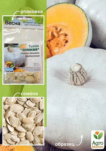 Тыква "Зимняя" (Зипер) ТМ "Весна" 5г