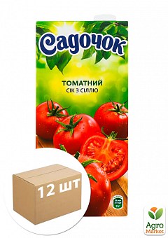 Сок томатный (с солью) ТМ "Садочок" 0,95л упаковка 12шт1