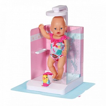 Автоматическая душевая кабинка для куклы BABY BORN - КУПАЕМСЯ С УТОЧКОЙ - фото 6