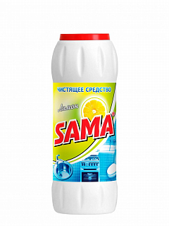 Порошкообразное чистящее средство "SAMA" 500 г (лимон)2