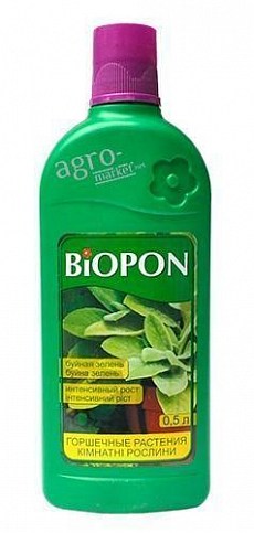Минеральное Удобрение для горшечных растений ТМ "BIOPON" 0.5л