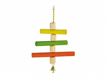 Лори Подвеска-игрушка для попугаев с колокольчиком (2080600)