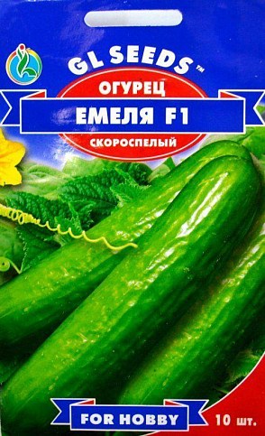 Огірок "Ємеля F1" скоростиглий ТМ "GL SEEDS" 10шт