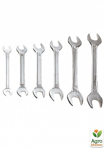 Ключи с открытым зевом, 6-32 мм, набор 12 шт. ТМ Top Tools 35D257