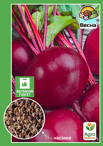 Свекла "Бордо Харьковская" (Большой пакет) ТМ "Весна" 6г