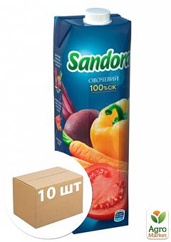 Сік овочевий ТМ "Sandora" 0,95л упаковка 10шт1
