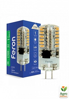 Светодиодная лампа Feron LB-522 3W 230V G4 2700K (25743)1