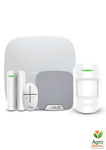 Комплект беспроводной сигнализации Ajax StarterKit + HomeSiren white