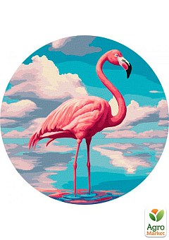Картина по номерам - Изысканный фламинго KHO-R1022.2