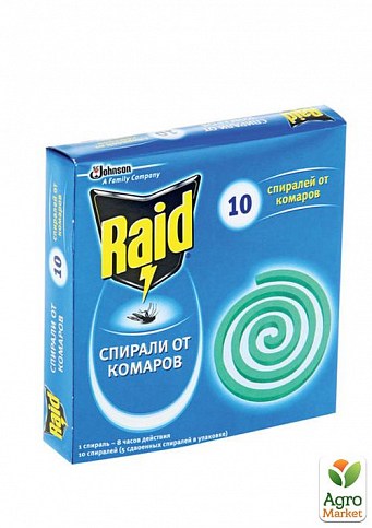 Спираль от комаров ТМ "Raid" 10шт