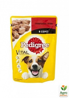 Корм для собак Vital Protection (с говядиной и ягненком в соусе) ТМ "Pedigree" 100г2