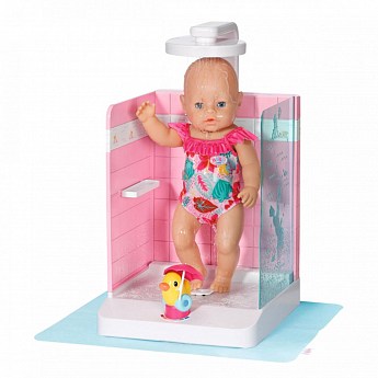 Автоматическая душевая кабинка для куклы BABY BORN - КУПАЕМСЯ С УТОЧКОЙ - фото 7