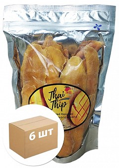 Манго сушеное ТМ"Thai Thip" 500г (Польша) упаковка 6шт1