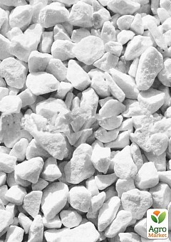 Декоративные камни Крошка белая  фракция 12-18 мм 1 кг2