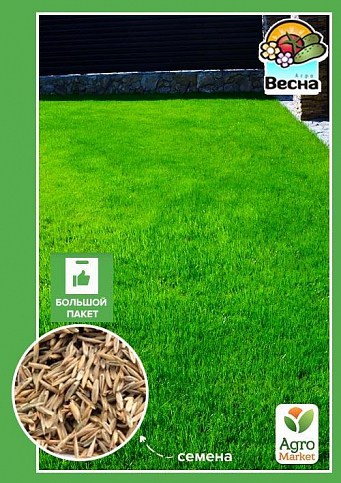 Трава газонна "Вікенд" (Великий пакет) ТМ "Весна" 20г
