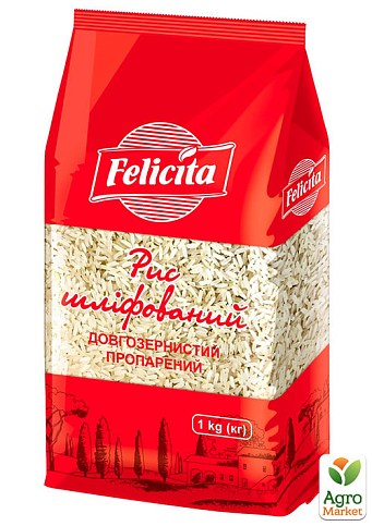 Крупа Рис пропаренный "Феличита" (длинный) 1 кг упаковка 5шт - фото 2