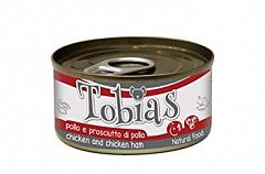 Корм консервированный Тобиас консервы для собак Курица и куриная ветчина  85 г (1278140)1