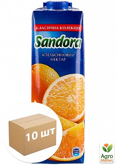 Сок апельсиновый ТМ "Sandora" 1л упаковка 10шт2