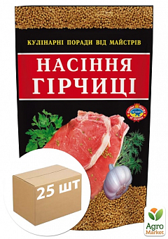 Семена горчицы ТМ "Агросельпром" 50г упаковка 25шт2